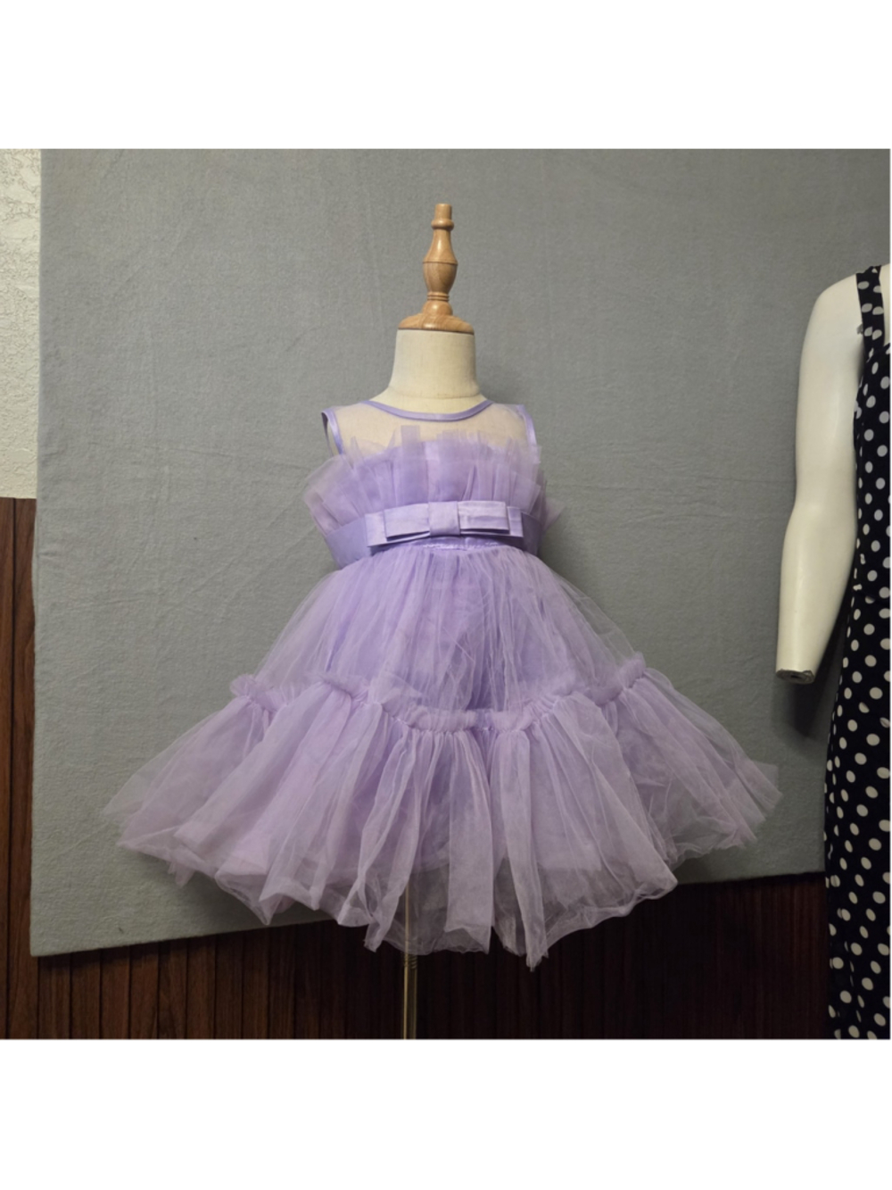 Baby Girl Unbranded Formal Tulle Dress, Purple, Size 18-24 Months